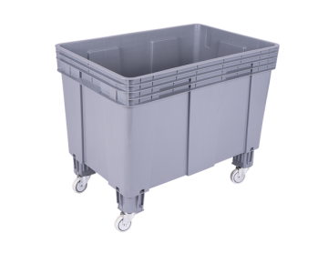 SM-2900 KT-Konik Plastik Kasa-Tekerlekli-66x100x82.5 cm
