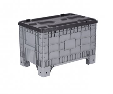 SM-4000 MK-Plastik Menteşe Kapaklı Konteyner-63.6x101.7x68.2 cm