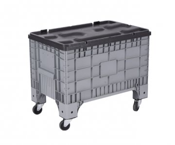 SM-4000 T MK-Plastik Menteşe Kapaklı-Tekerlekli Kasa-63.6101.7x88 cmm