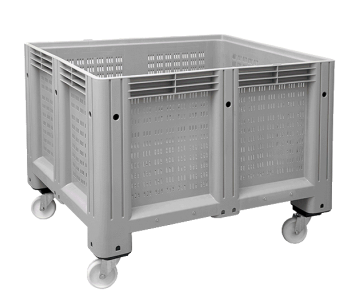 SM-6500 AT-Delikli Plastik Konteyner-100x120x73 cm