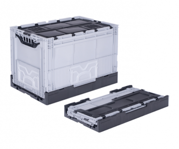 KX-4640 MK-Katlanır ve Kapaklı Kasa-Kapalı-39.5x59.5x40 cm 