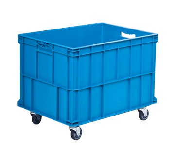 SHP-6943 KT-Plastik Tekerlekli Kapalı Kasa-48x69x54 cm 